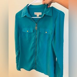 Michael Kors zip-up top